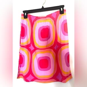 Lesley Evers A-Line‎ Skirt Women's Sz Small Colorful Geometric